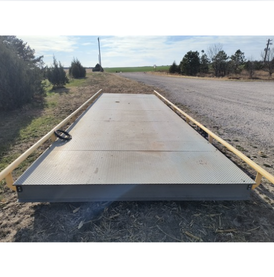 Used 2017 Central City Scale | Heavy-Duty Platform 30' x 10' Steel Deck Truck Scale – For Sale In Nebraska