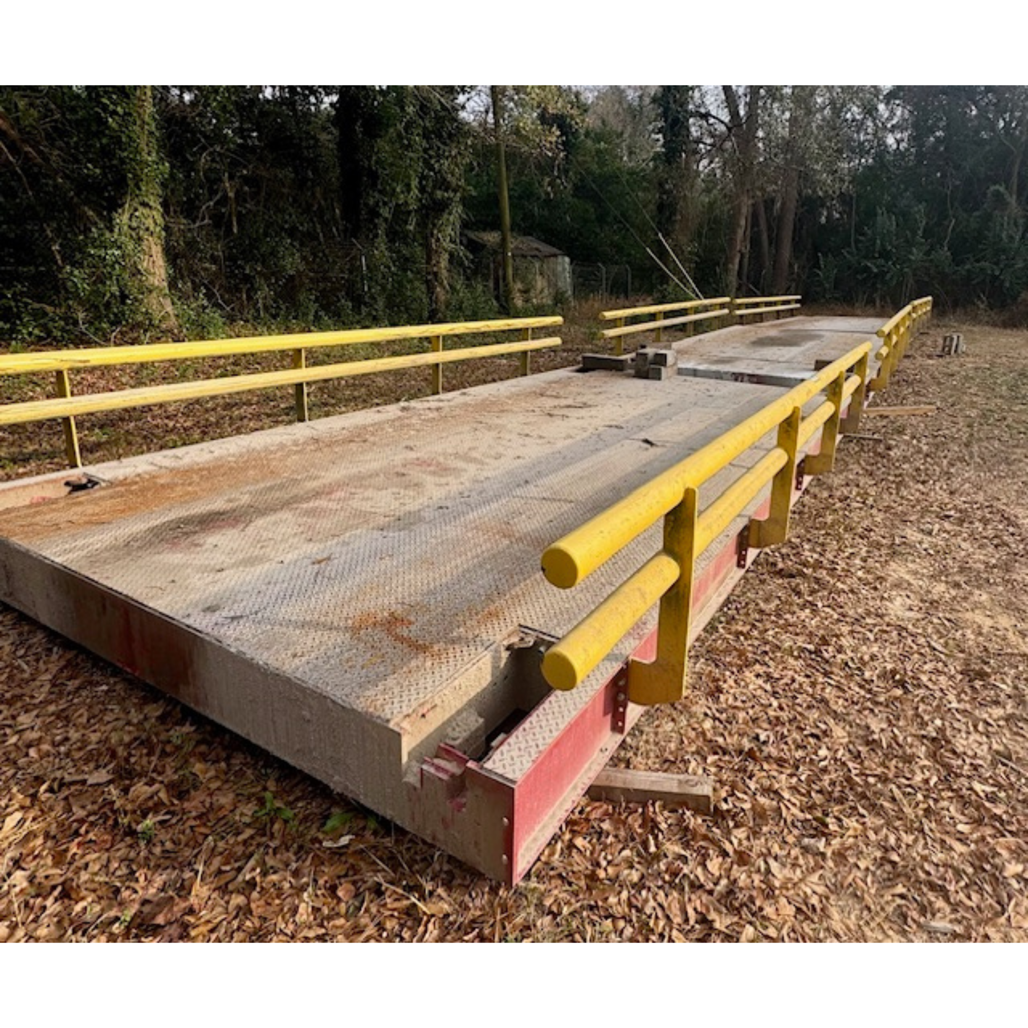 Used Rice Lake OTR 60' x 11' Steel Deck Truck Scale with 3/8" Deck– For Sale in South Carolina