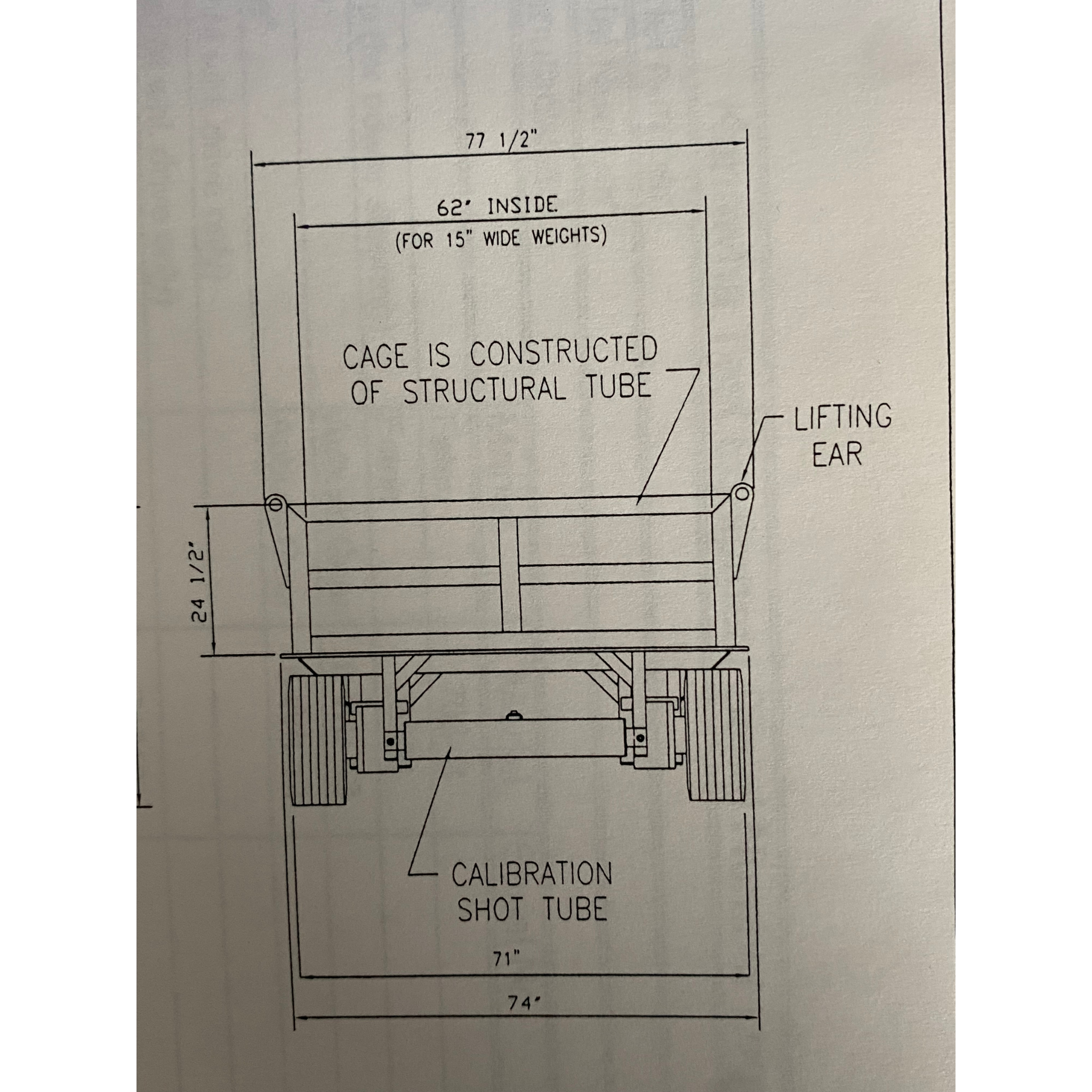 2026-Certified Used Kanawha 5,000 lb Test Cart with New Honda Engine - For Sale In Utah