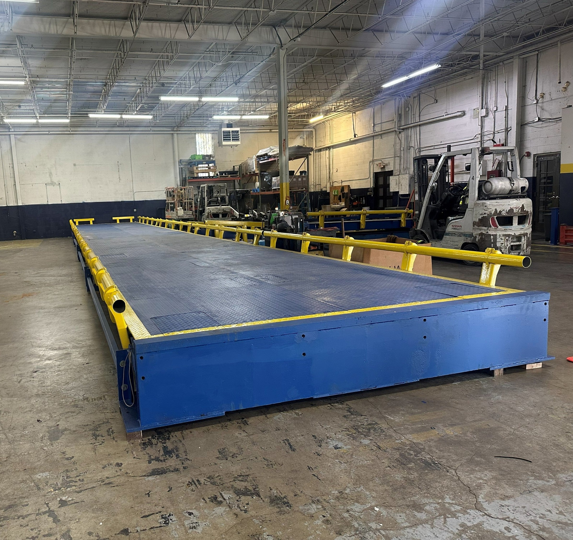 Refurbished 2014 Hercules 70x10 Steel Deck Portable Truck Scale with Ramp & Indicator - For Sale in Texas