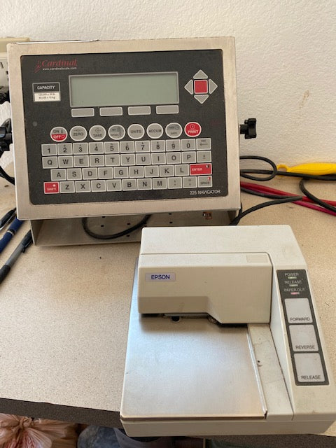 Used Cardinal Scale Steel Deck Side Rail Truck Scale, 70 x 10 - For Sale in Kansas