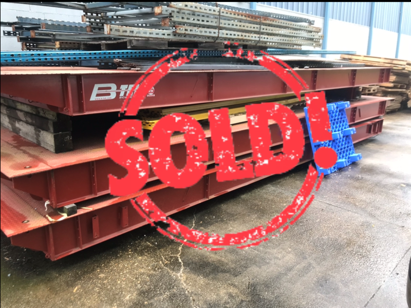 Used B-Tek FESD Steel Deck Truck Scale, 72 x 11 - For Sale in Maryland