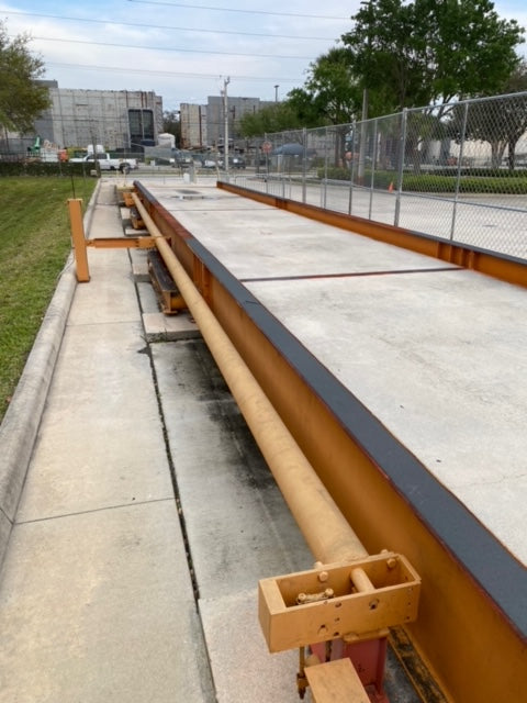 Used Thurman 8130 Electro-Mechanical Concrete Deck Truck Scale, 80 x 10 - For Sale in Florida