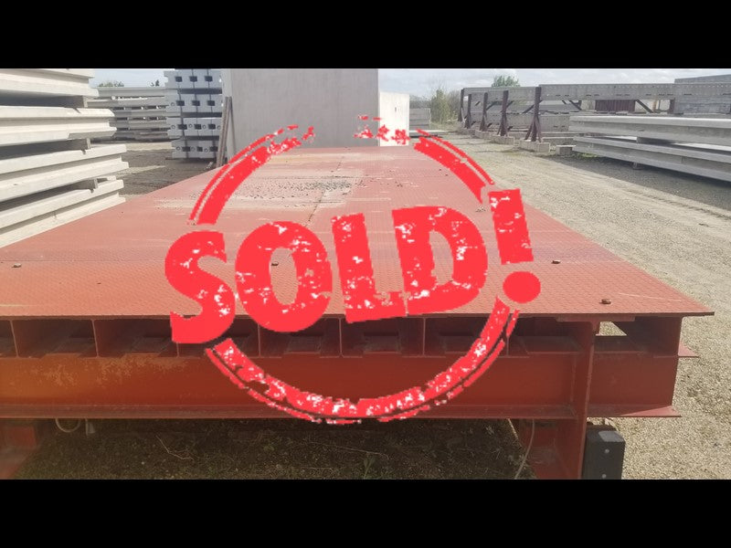 Used 2015 B-TEK "Big Bertha" Steel Deck Truck Scale 30 x 10 - For Sale in Virginia