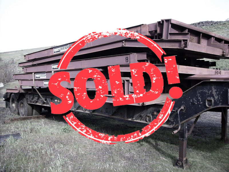 Used First Weigh Portable Steel Deck Truck Scale 70 x 11 - Oregon
