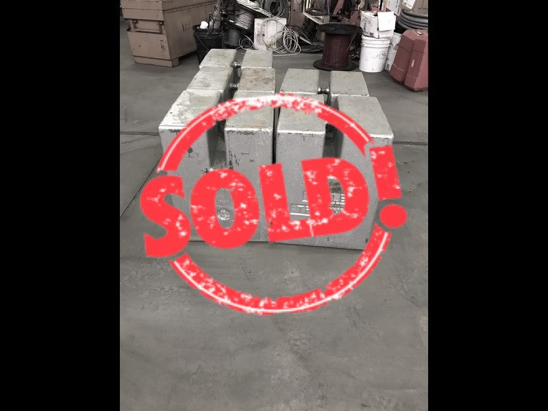 Used Troemner 1,000 lb Class F Block Test Weights - Pennsylvania
