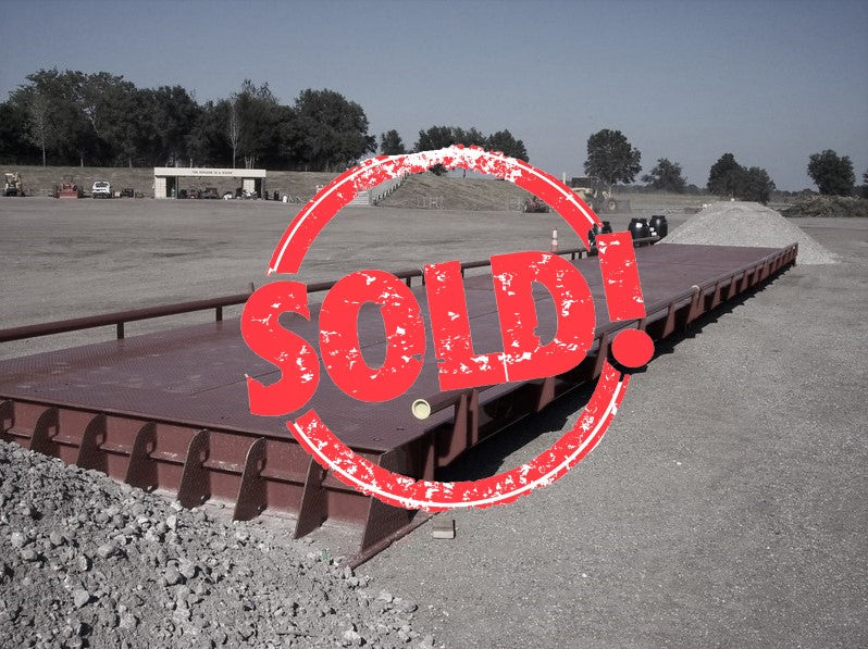 Used B-Tek Centurion Hybrid Portable Steel Deck Truck Scale 72 x 11 - Florida