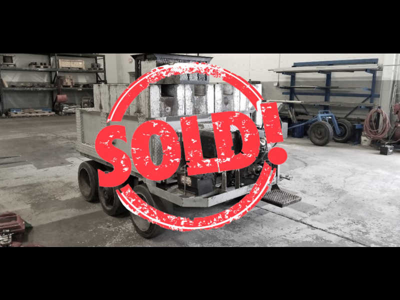 Used 30' Test Trailer with crane, cart and test weights for Sale in Michigan