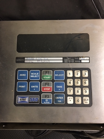 Used Cardinal EPR-C Concrete Deck 25 x 11 Truck Scale for Sale in Georgia-MINT