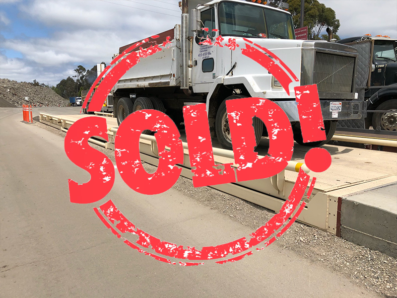 Used Cardinal Armor Portable Steel Deck 70 x 11 Truck Scale for Sale in California