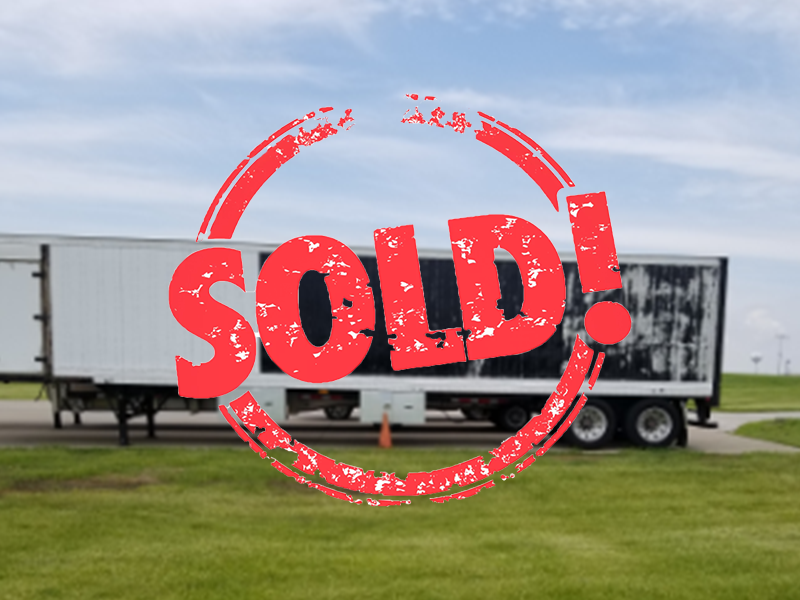 Used Trailmobile 45' Box Trailer with hydraulic crane - For Sale in Iowa