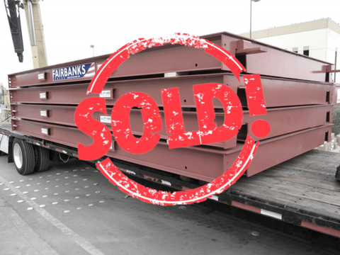Used TWO MONTH OLD Fairbanks Talon Low Profile Steel Deck Truck Scale - For Sale In Utah