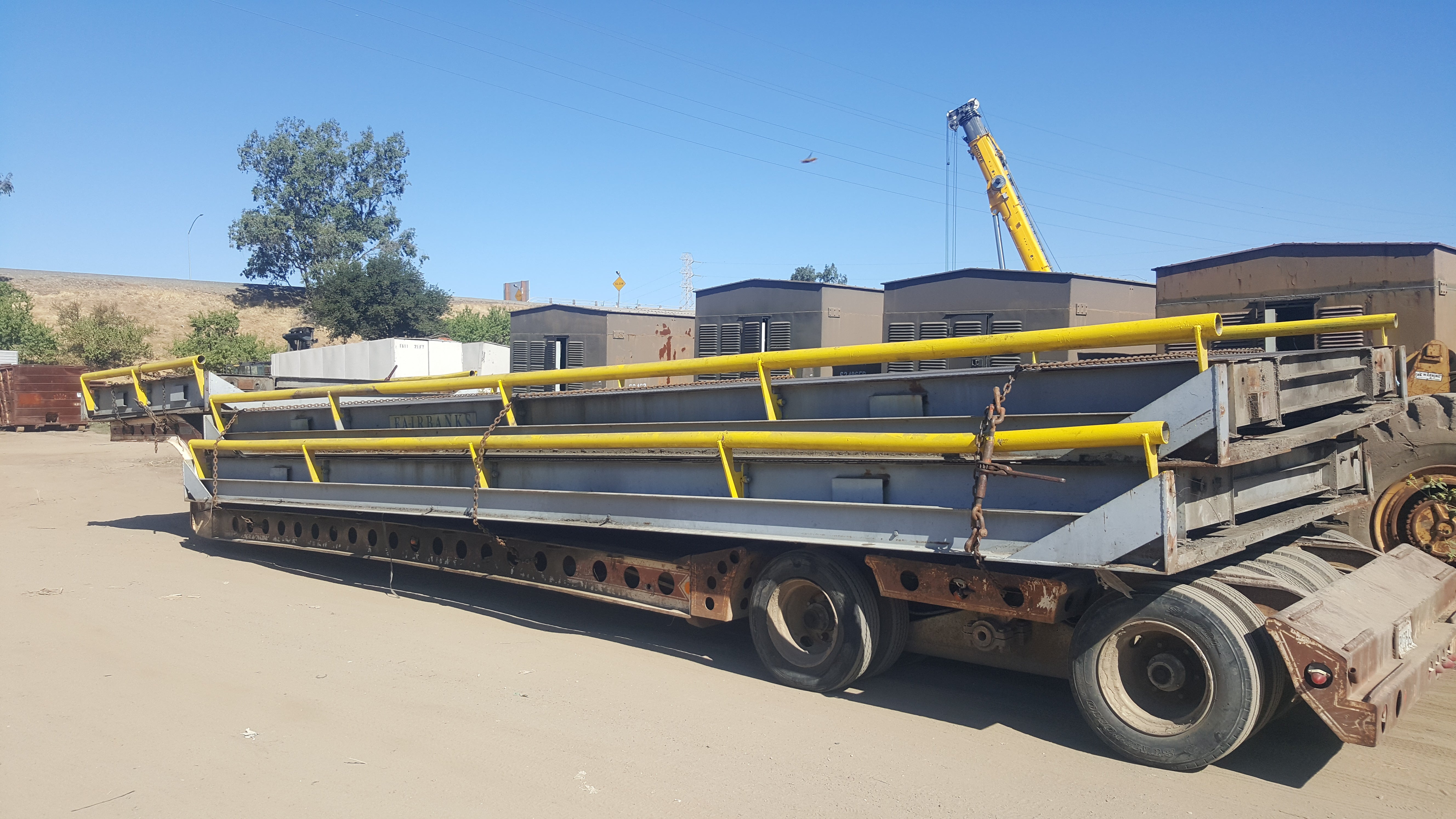 Used Fairbanks Rodan Steel Deck Portable Truck Scale 70 x 10 - For Sale in California