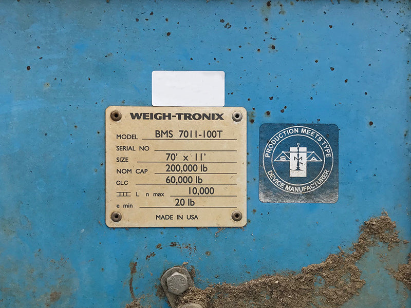 Used 2002 Avery Weigh Tronix Bridgemont Steel Deck Truck Scale 70 x 11 - For Sale in Texas