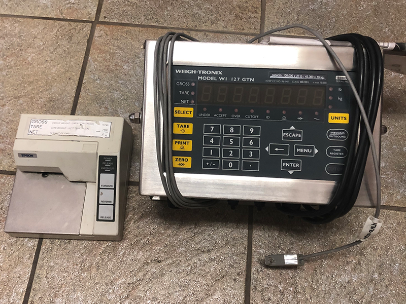 Used 2013 Avery Weigh-Tronix Concrete Deck Truck Scale, 47 x 10 - For Sale in Louisiana