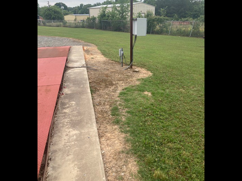 Used 2013 B-Tek Steel Deck"Trailer" Scale with Ramps, 40 x 10 - For Sale in Texas