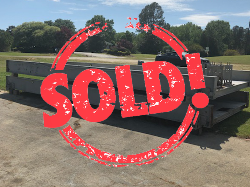 Used 2005 Thurman Steel Deck Truck Scale, 60 x 10 - For Sale in North Carolina