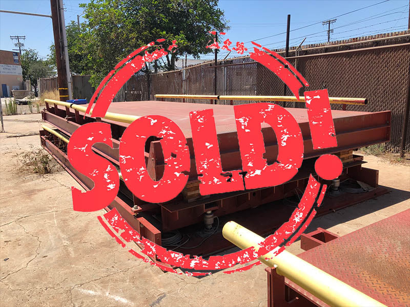Used Btek Portable Scale, 72 x 10, 100,000 lb Capacity, with Ramps  - For Sale in California