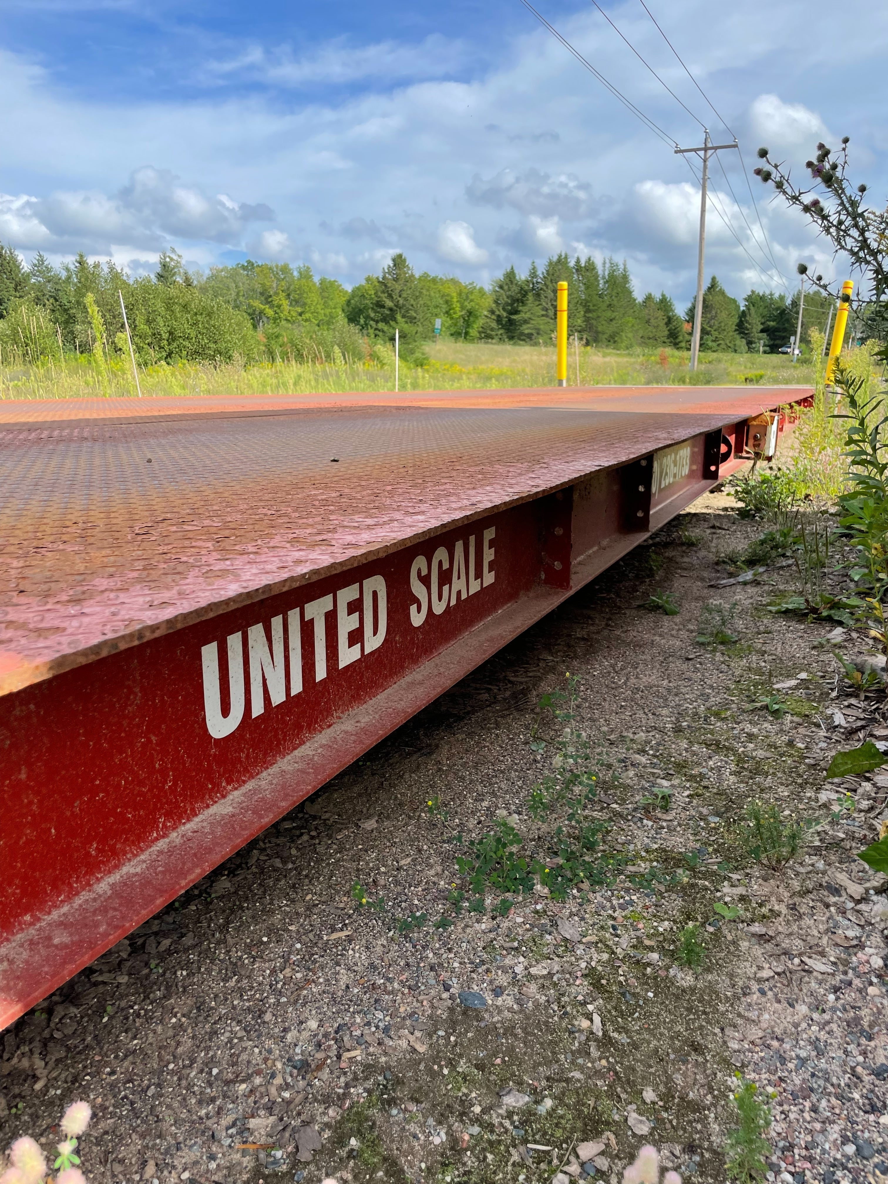 Used B-TEK Steel Deck Truck Scale 72 x 11 - For Sale in Wisconsin