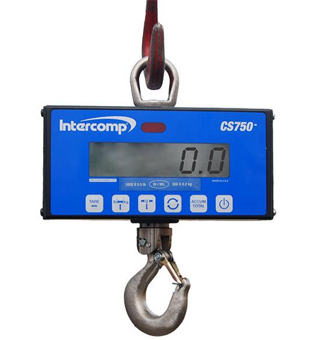 Intercomp CS750-100, Medium Duty Hanging Scale w/ Infrared Remote 100lb x 0.05lb