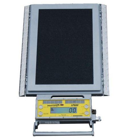 Intercomp LP600, Low Profile Lightweight Wheel Load Scale, 20,000 lb x 10 lb