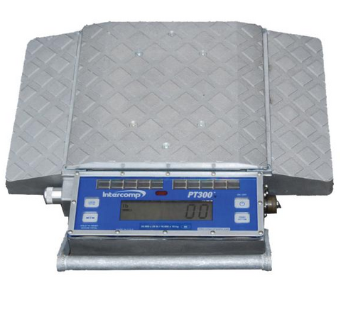 Intercomp 181013-RFX, PT300 Wireless Solar Wheel Load Scale, 25,000 lb x 20 lb