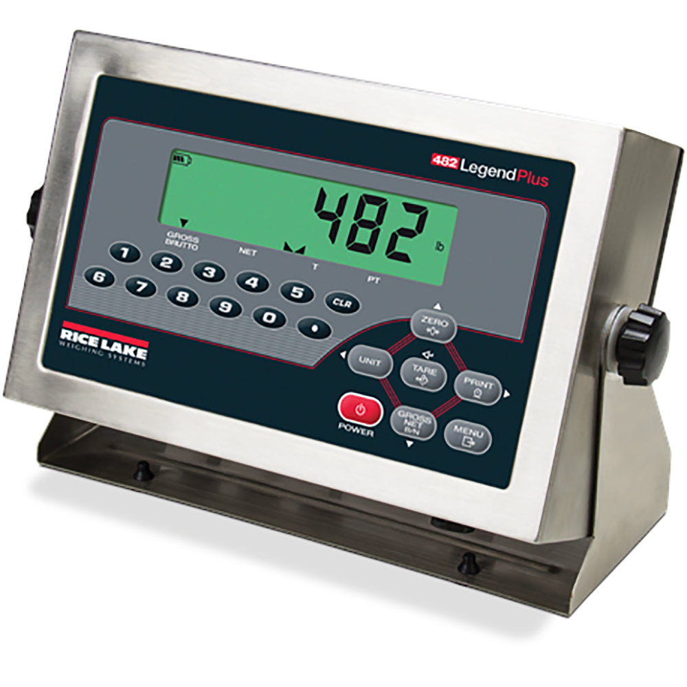 Rice Lake, 482+ Legend Series, Digital Weight Indicator, 115 VAC, NTEP