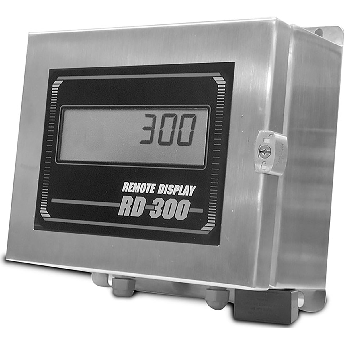 Rice Lake 22536, 1" Backlit LCD Remote Display NEMA 4X Stainless Steel Enclosure