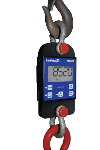 Intercomp TL8500 Wireless Tension Link Dynamometer 5000 lb x 5 lb LCD Display Industrial Scale, Made in USA