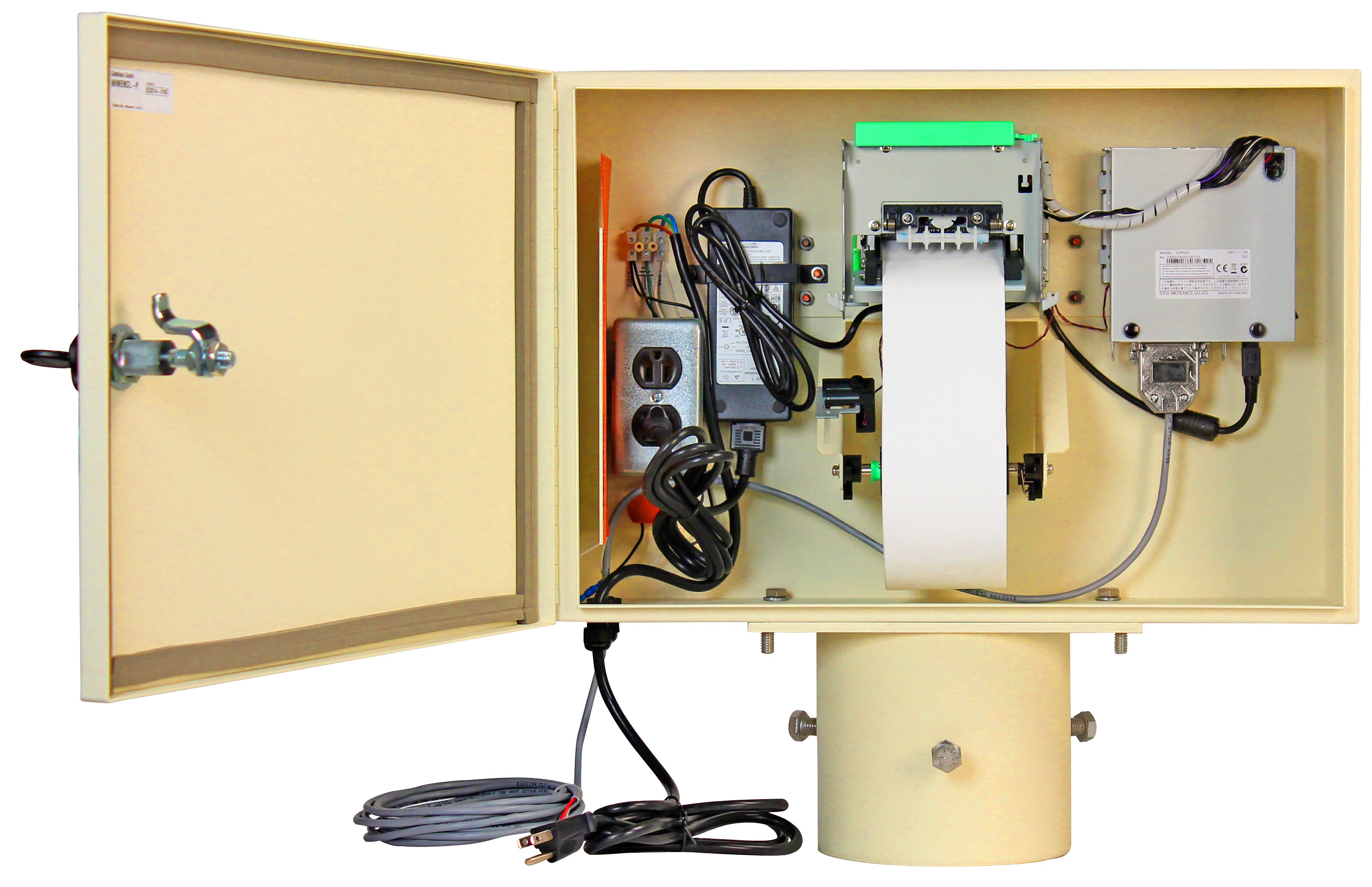 Cardinal, WINENCLP, Outdoor Enclosure Ticket Printer Kiosk with RS-232 Interface