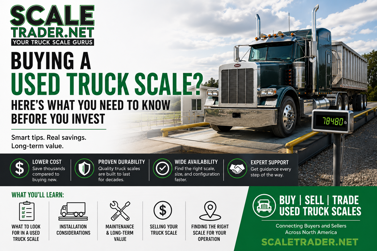 Buying a Used Truck Scale? Here's What You Need to Know Before You Invest