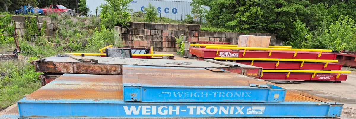 Used Avery Weigh-Tronix 10' x 11' Steel Deck Truck Scale for Sale in Missouri
