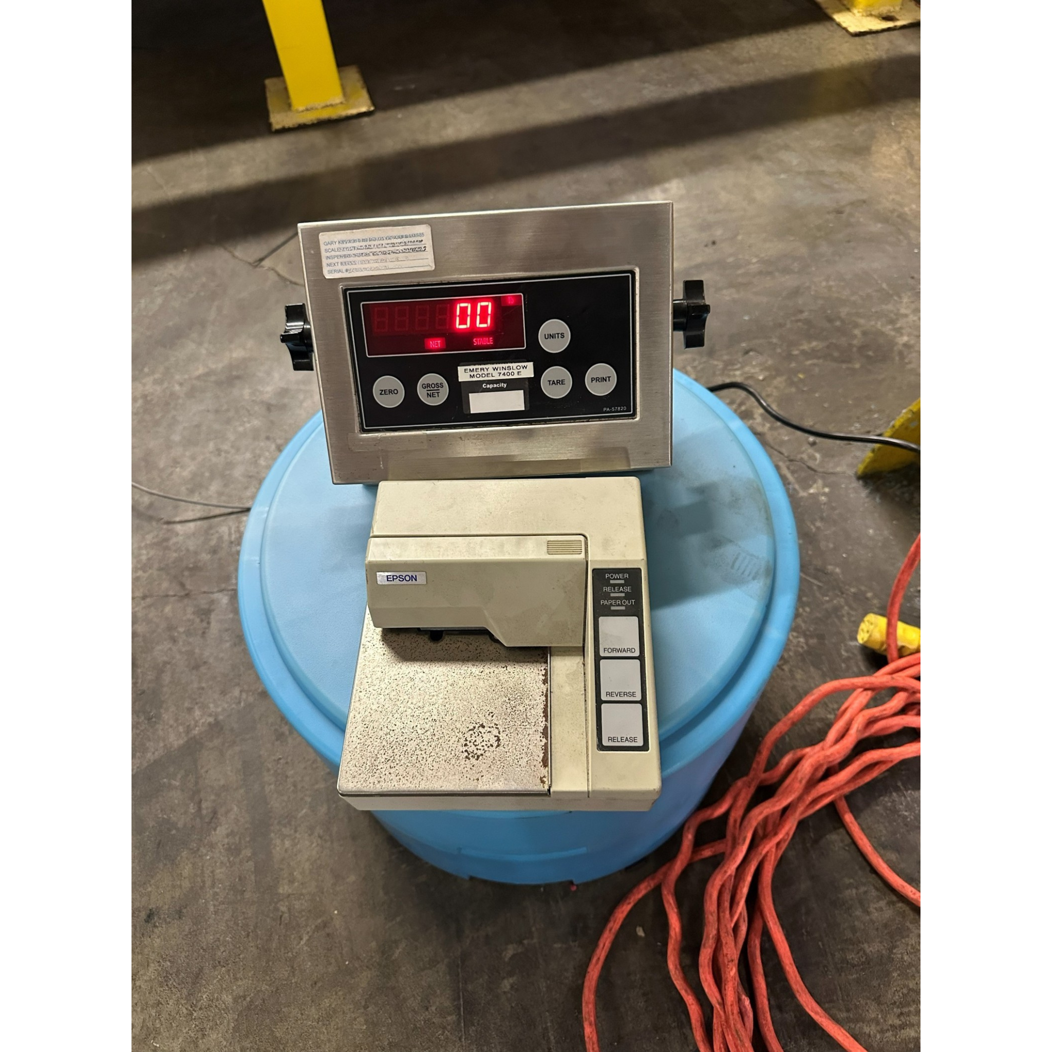 Refurbished 2014 Hercules 70x10 Steel Deck Portable Truck Scale with Ramp & Indicator - For Sale in Texas