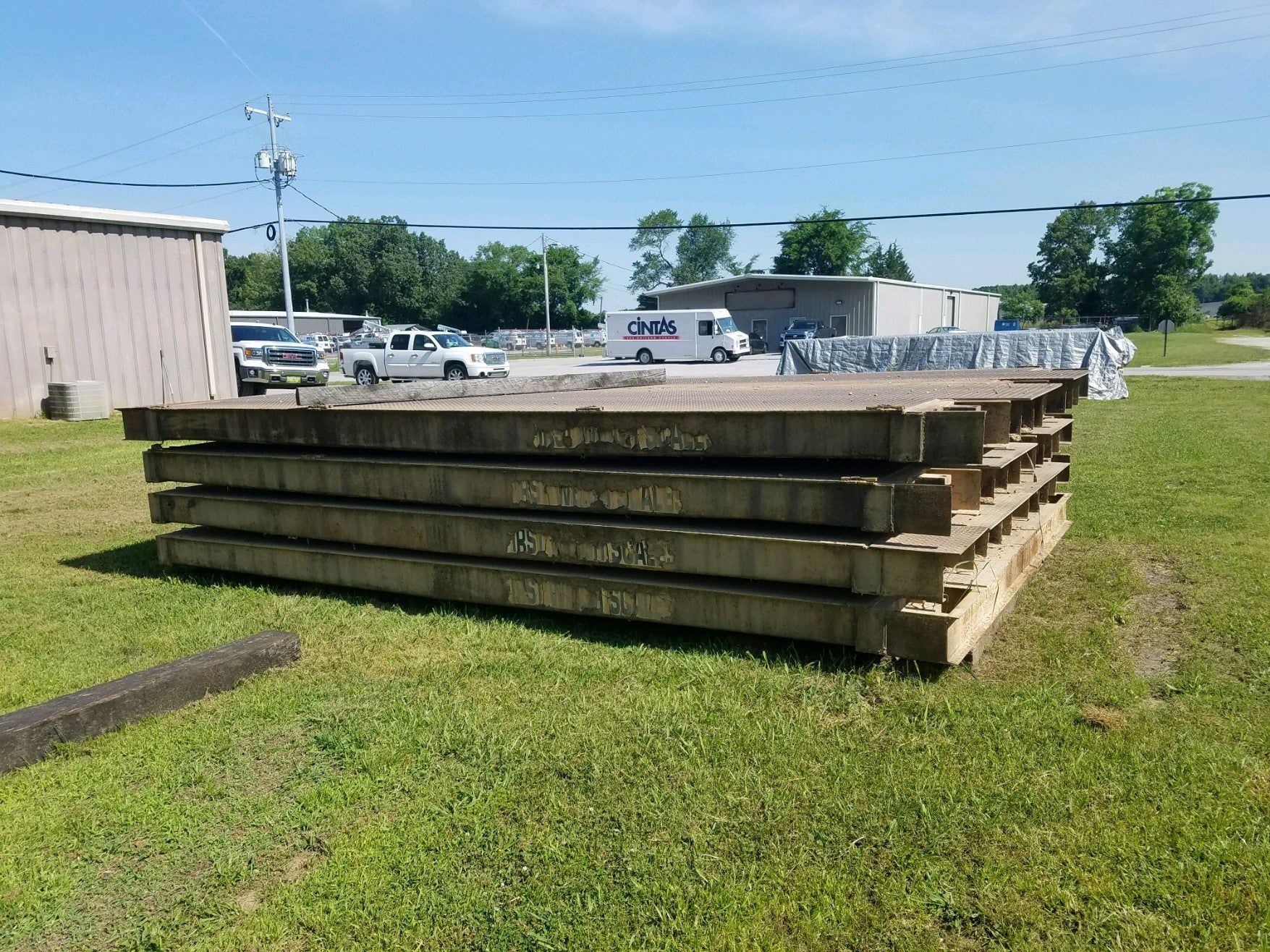 Used First Weigh 70 x 11 Steel Deck Truck Scale - For Sale in North Carolina