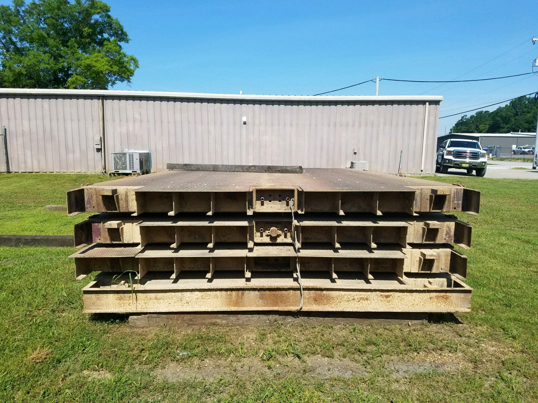 Used First Weigh 70 x 11 Steel Deck Truck Scale - For Sale in North Carolina