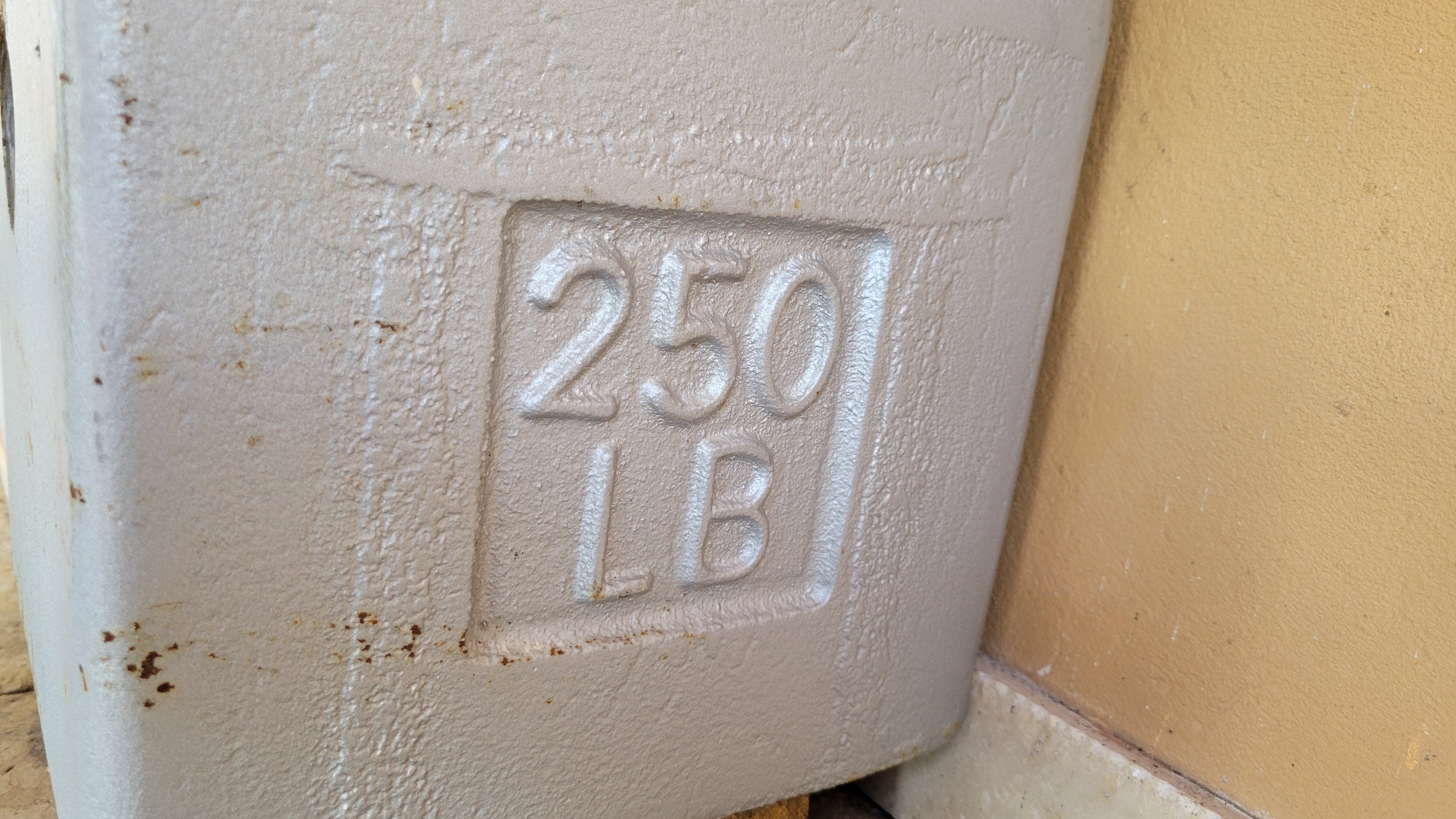 Like New Rice Lake 250lb Cast Iron Test Weights, 2 Available - For Sale in Florida