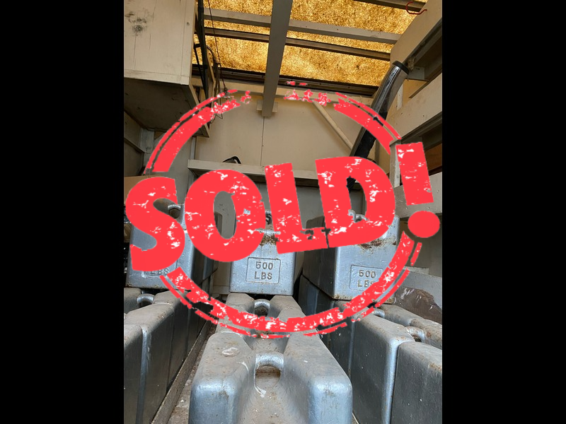 Used Rice Lake 500lb Test Weights, 30 Available - For Sale in Iowa