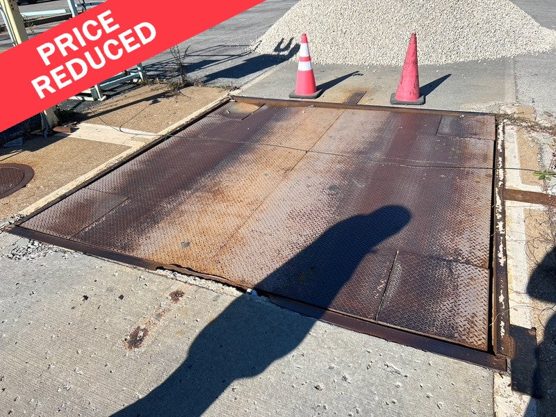 Used 2014 Mid-America Scale Steel Deck Truck Axle Scale, 10 x 10 - Available in Missouri (Model TS1010)