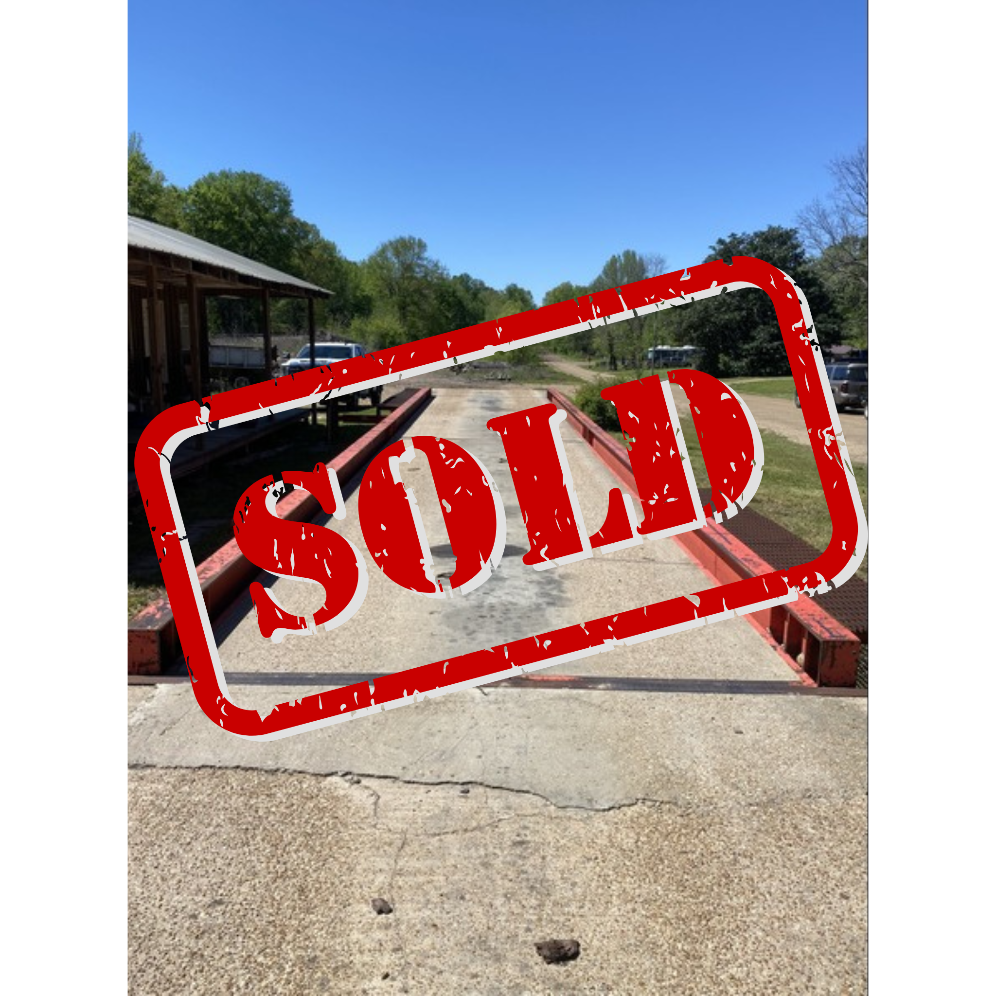 Used Thurman 8130 Concrete Deck Truck Scale, 60 x 10 - For Sale in Mississippi