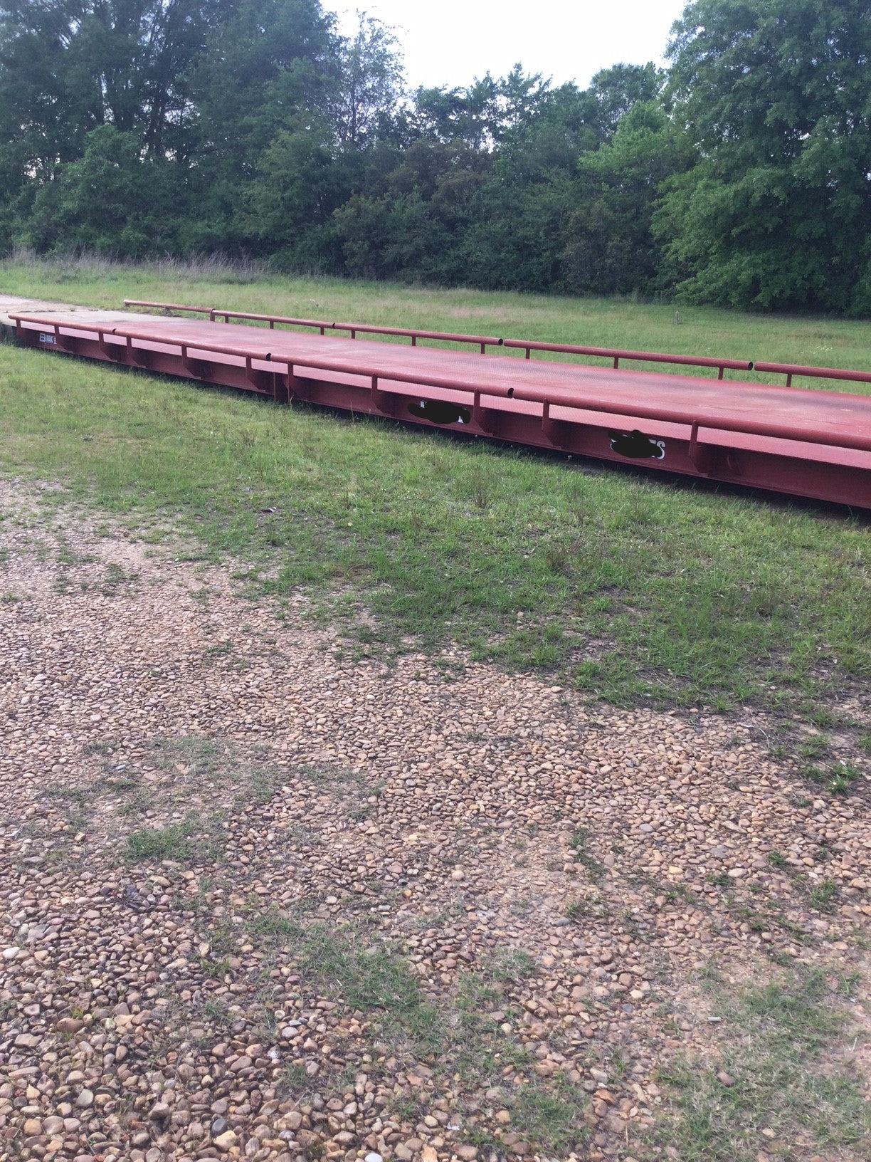 Used B-TEK FESD-SL Steel Deck Truck Scale, 72 x 11 - For Sale in Mississippi