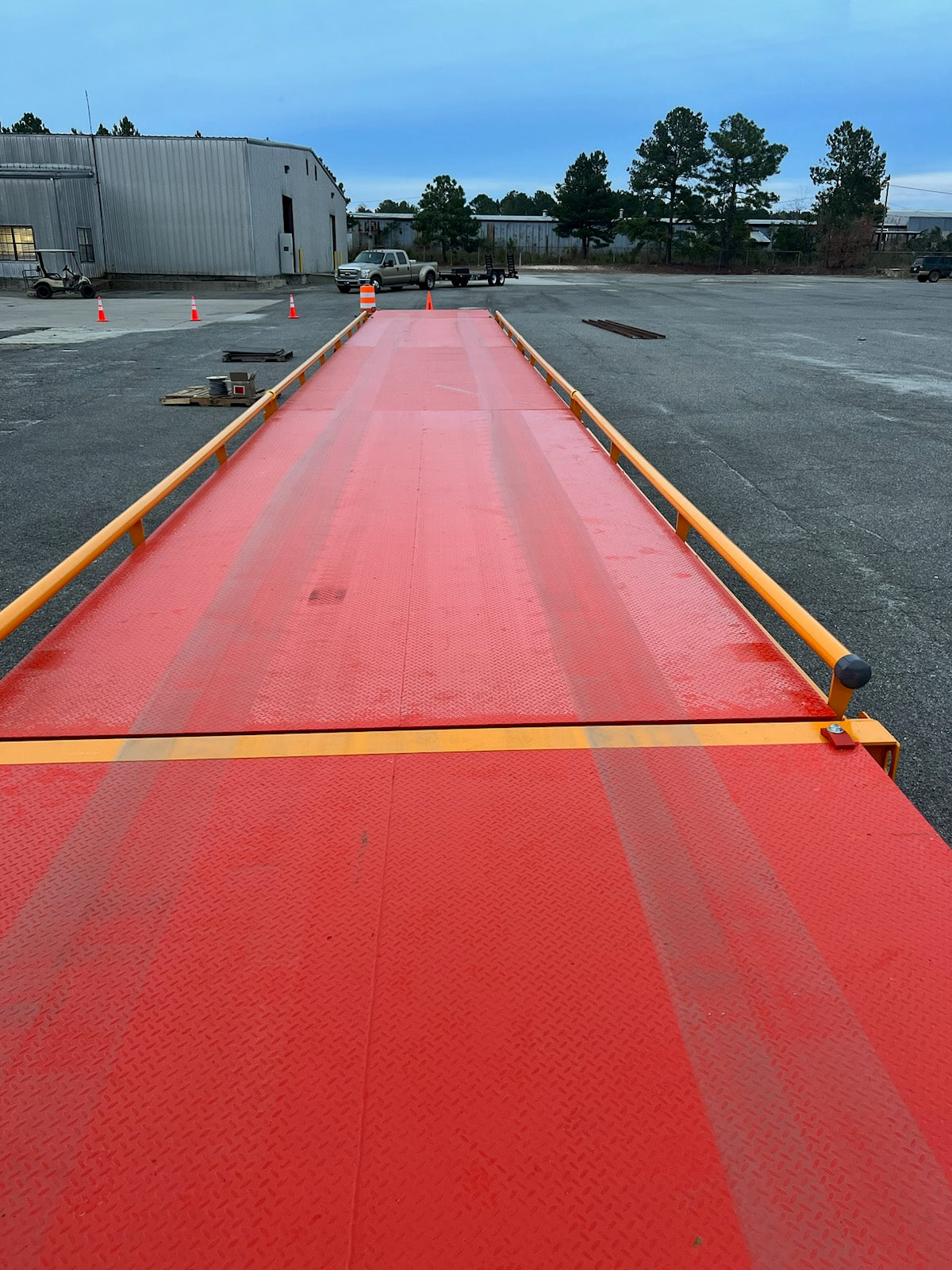 Used 2023 Thurman 8595 Portable Steel Deck Truck Scale w/Portable Steel Ramps, 70 x 10 - For Sale in Georgia