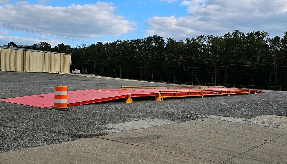 Used 2023 Thurman 8595 Portable Steel Deck Truck Scale w/Portable Steel Ramps, 70 x 10 - For Sale in Georgia