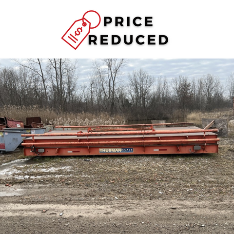 Used Portable Thurman Steel Deck 70 x 10 Truck Scale - For Sale in Michigan