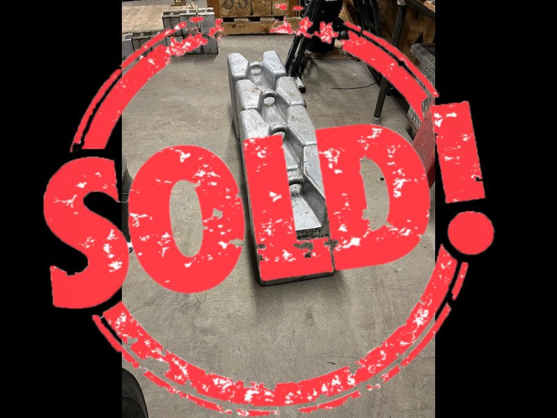 Used 500 lb Test Weights, 4 Available