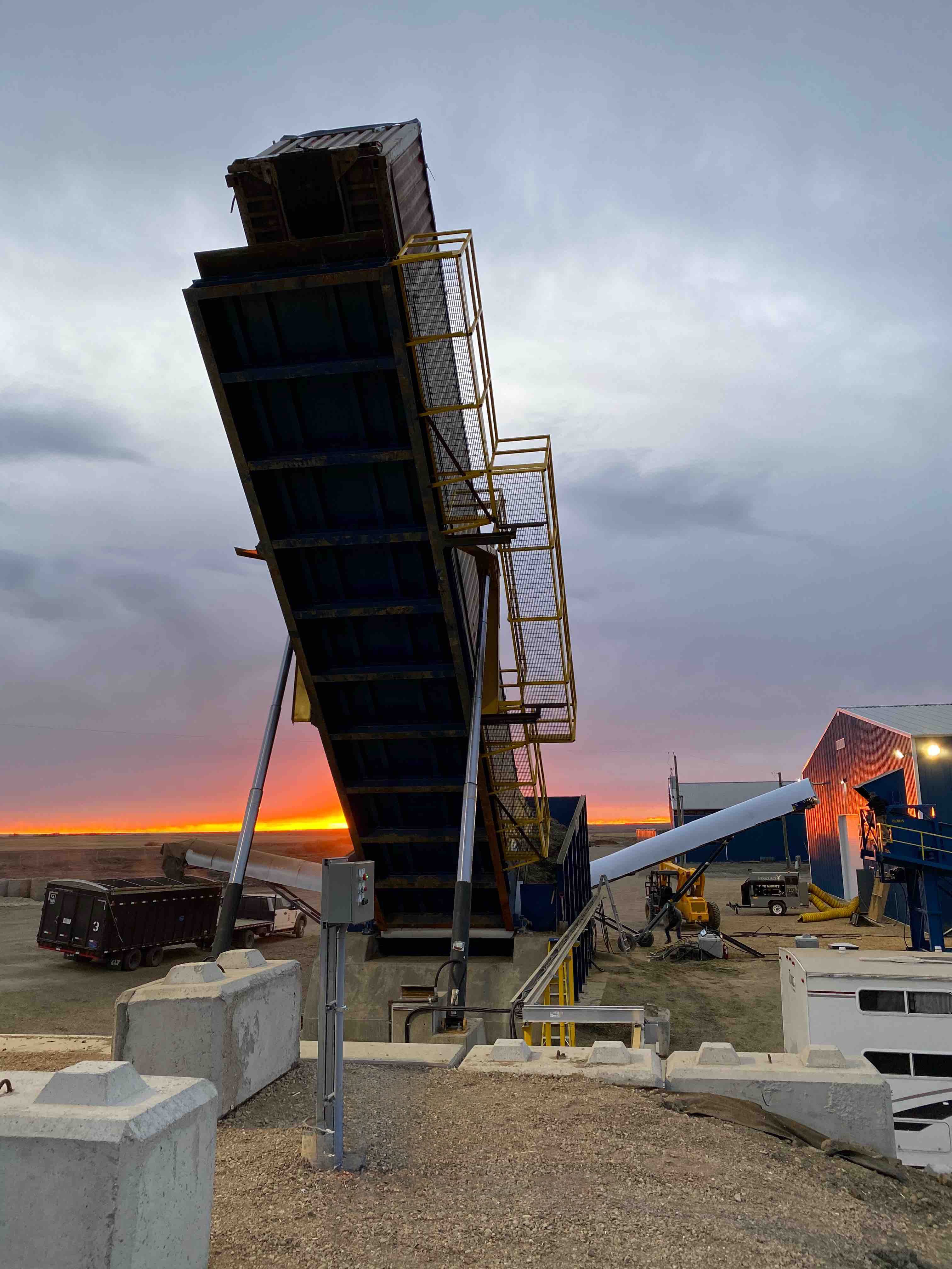 Used American International Used Dumper with Hopper and Control System