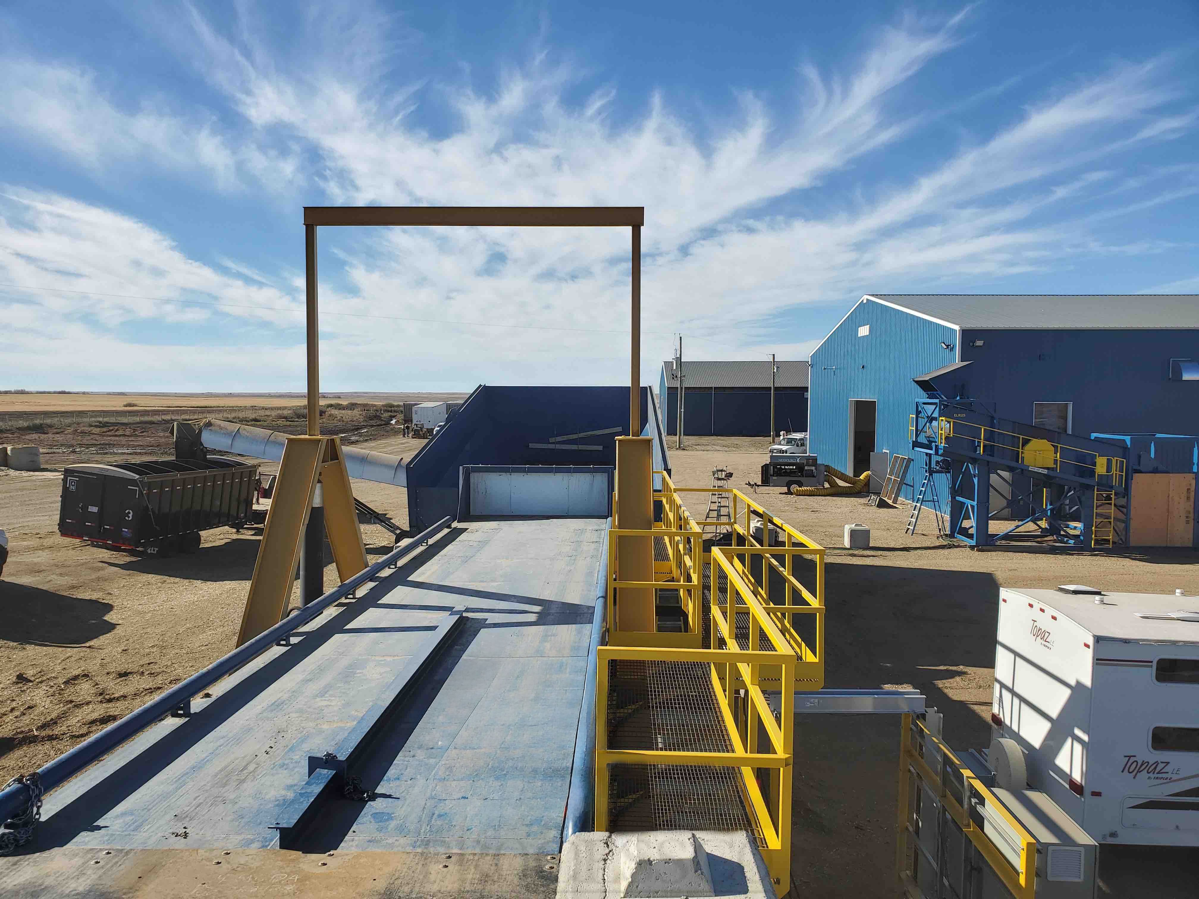 Used American International Used Dumper with Hopper and Control System