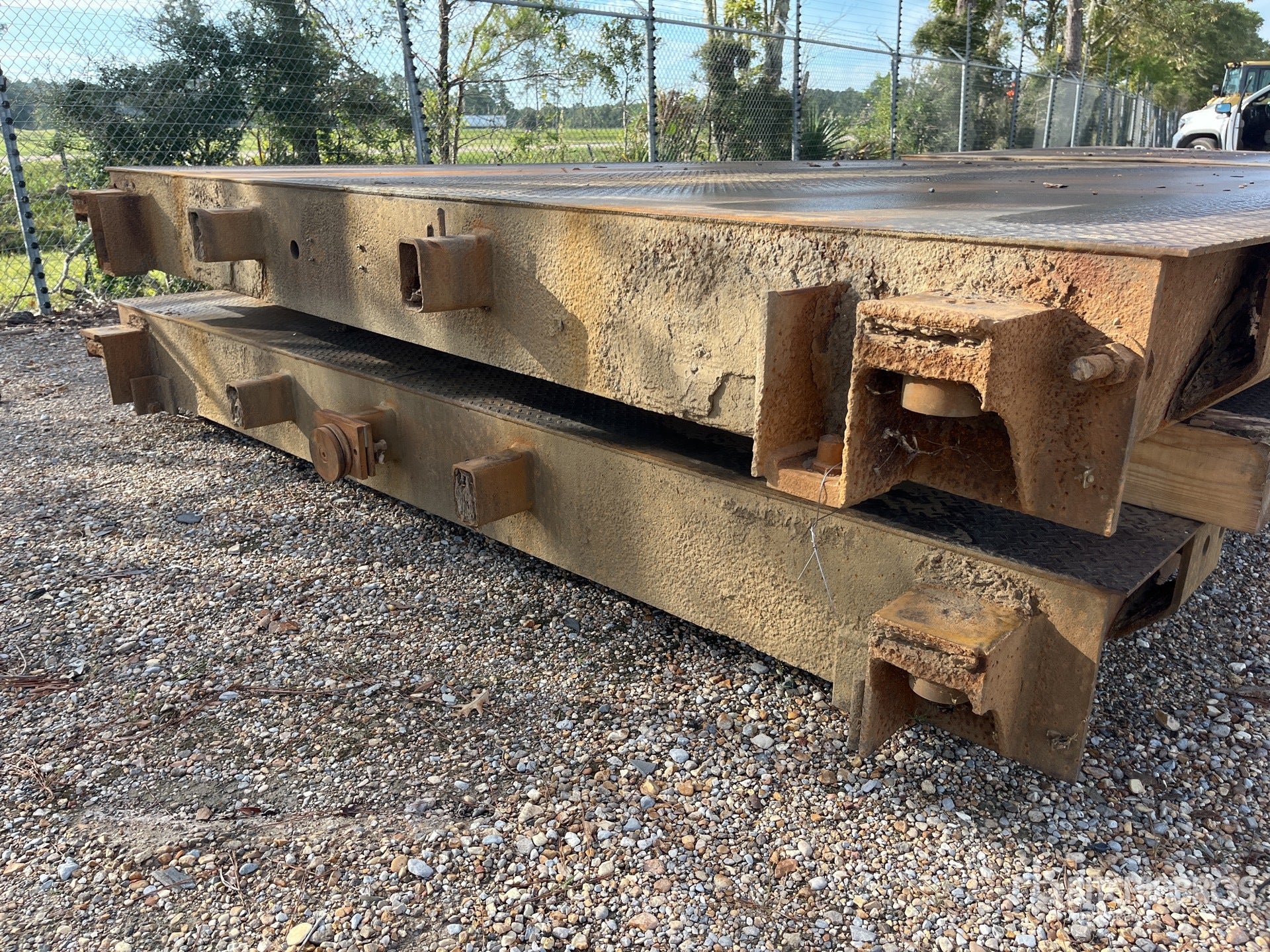 Used Mettler Toledo Steel Deck Truck Scale, 70 x 11 - Deck, no Electronics, For Sale in Louisiana