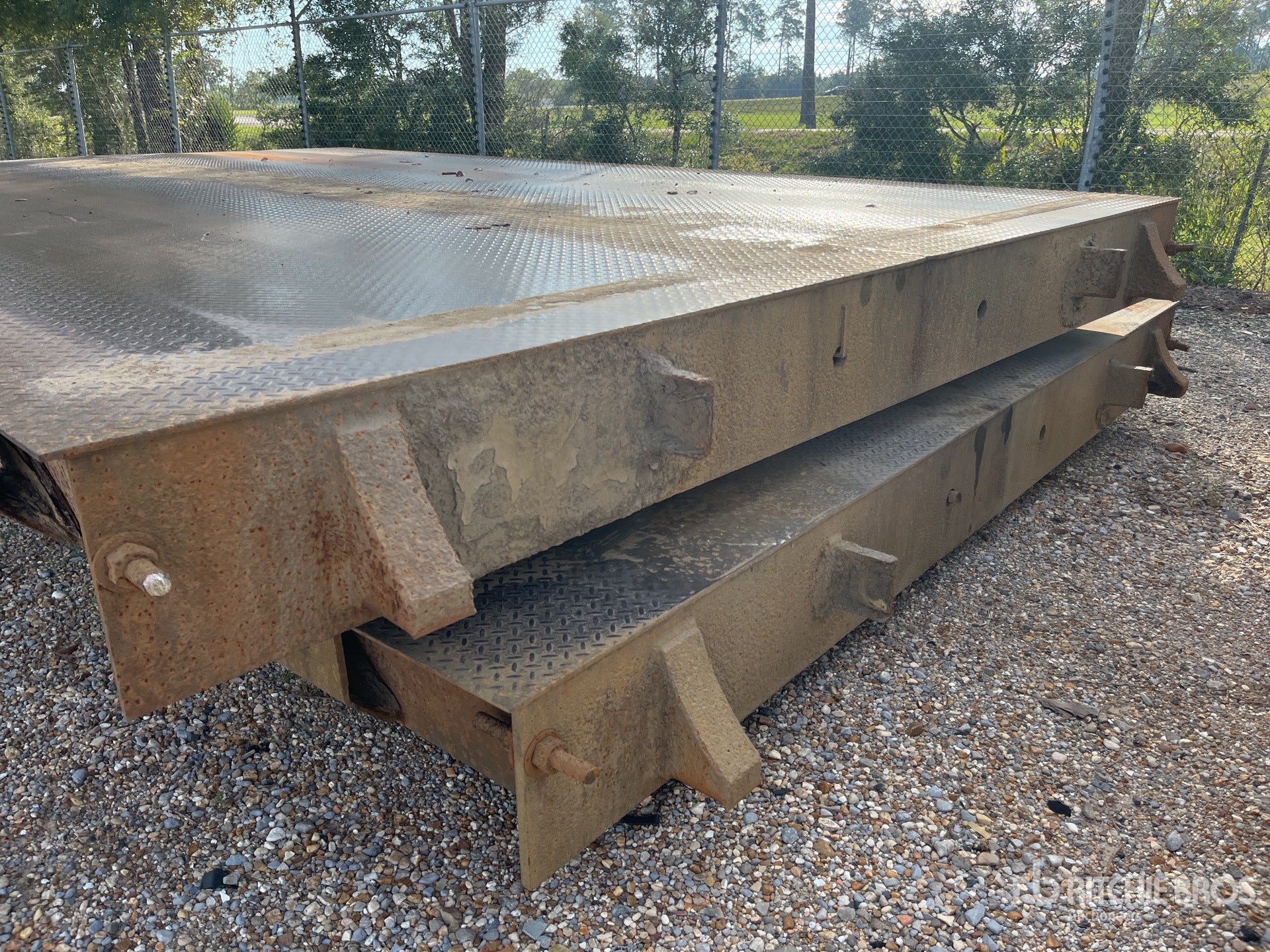 Used Mettler Toledo Steel Deck Truck Scale, 70 x 11 - Deck, no Electronics, For Sale in Louisiana