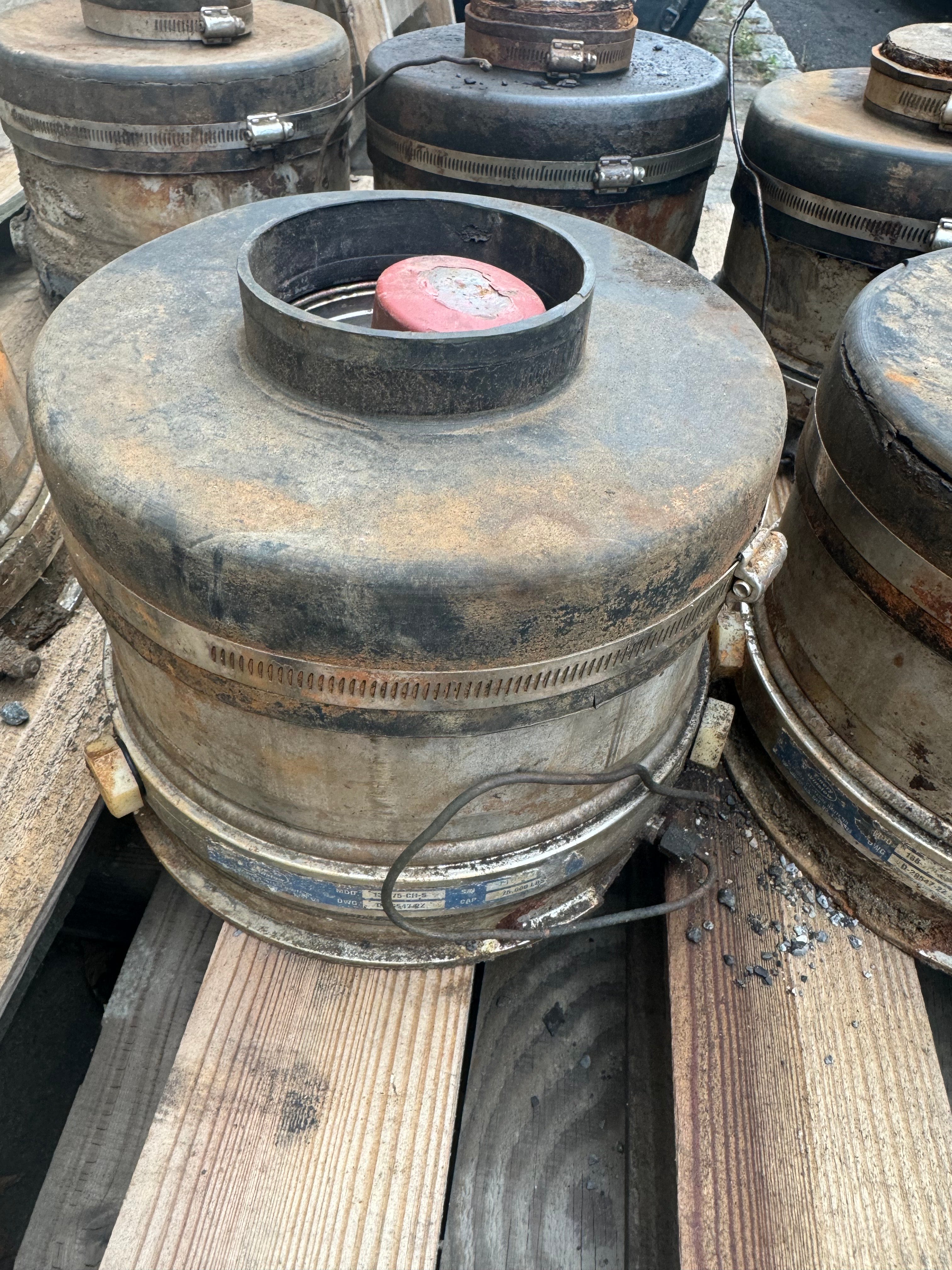 Lot of Eight (8) Used Emery Winslow 135-75-CH-S 75k Hydrostatic Load Cells