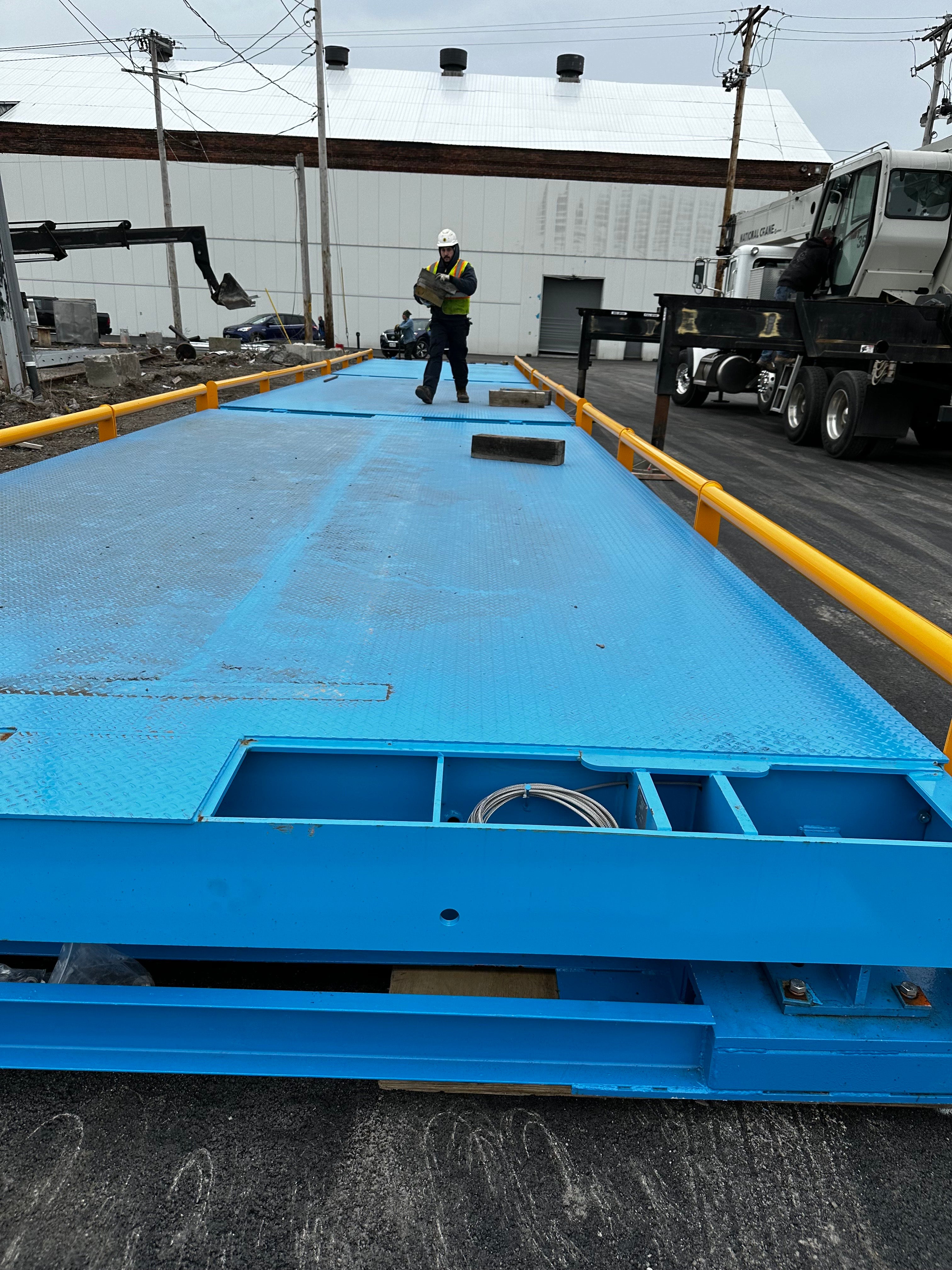 Used 2023 Avery Weigh Tronix BMS Portable Steel Deck Truck Scale, 70' x 11' - For Sale in New York State